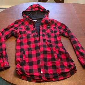 Eddie Bauer flannel hoodie